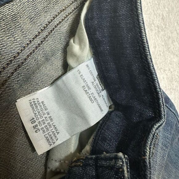 Levi’s Women’s Size 10 Short 545 Low Bootcut Jeans Blue Dark Wash Denim NWT - Picture 3 of 9